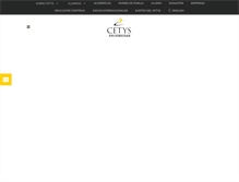 Tablet Screenshot of cetys.mx